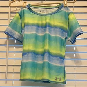 Girls watercolor rash guard